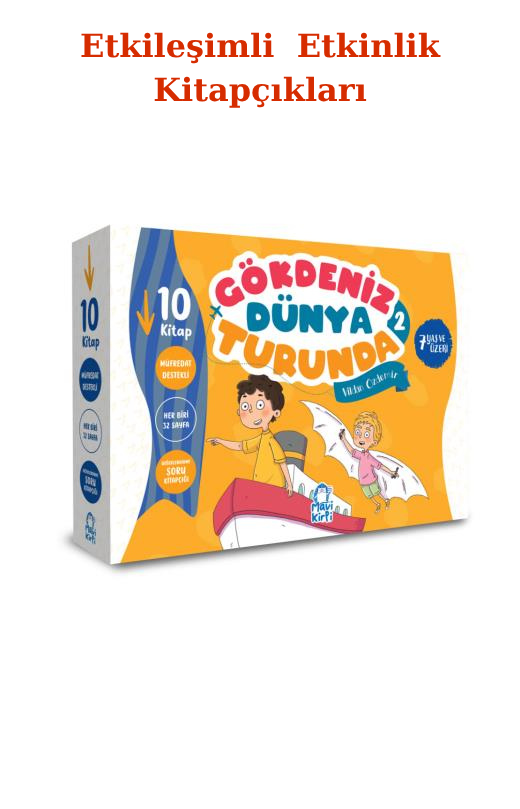Gökdeniz Dünya Turunda 2 Etkileşimli Etkinlik Kitapçıkları
